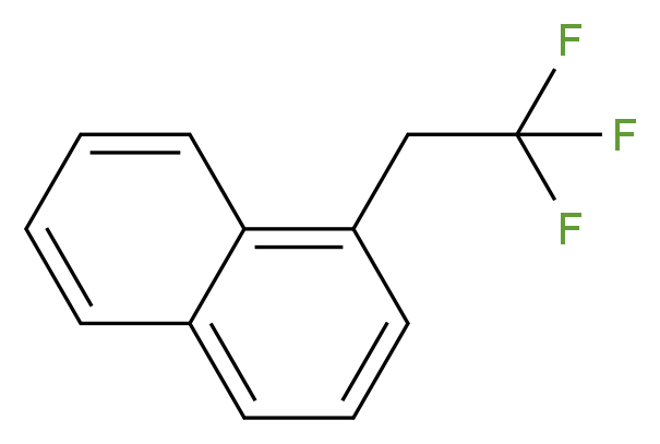 1-(2,2,2-trifluoroethyl)naphthalene_分子结构_CAS_123228-02-4