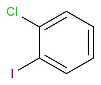 1-chloro-2-iodobenzene_分子结构_CAS_615-41-8