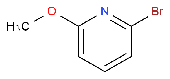 2-Bromo-6-methoxypyridine_分子结构_CAS_40473-07-2)