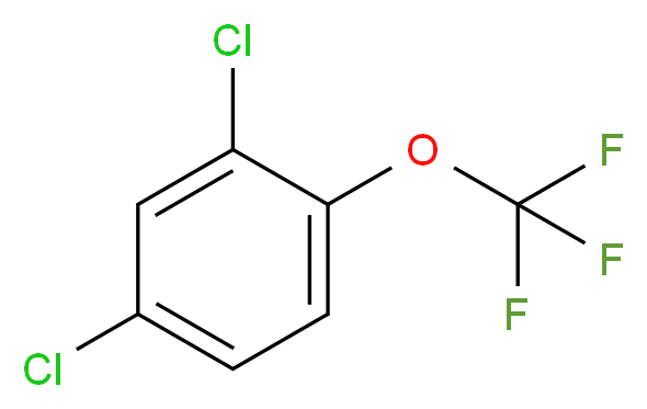 2,4-dichloro-1-(trifluoromethoxy)benzene_分子结构_CAS_451-85-4