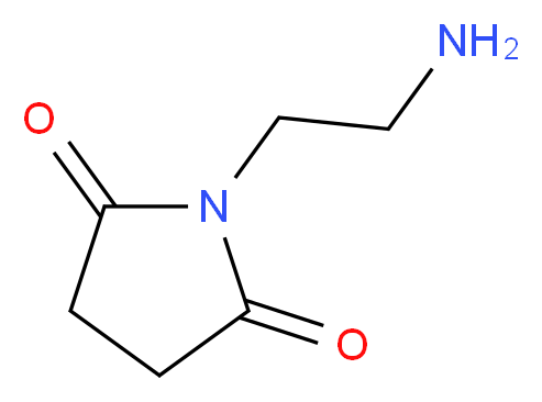 1-(2-aminoethyl)-2,5-pyrrolidinedione_分子结构_CAS_25660-19-9)