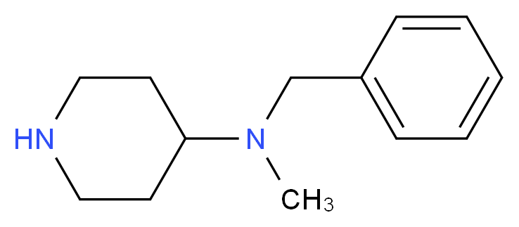 N-benzyl-N-methylpiperidin-4-amine_分子结构_CAS_76167-62-9)