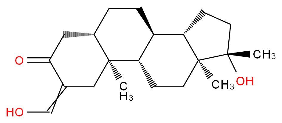 Oxymetholone_分子结构_CAS_434-07-1)