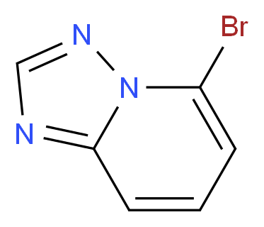 5-bromo-[1,2,4]triazolo[1,5-a]pyridine_分子结构_CAS_143329-58-2