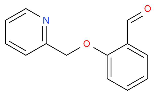 2-(Pyridin-2-ylmethoxy)-benzaldehyde_分子结构_CAS_54402-61-8)
