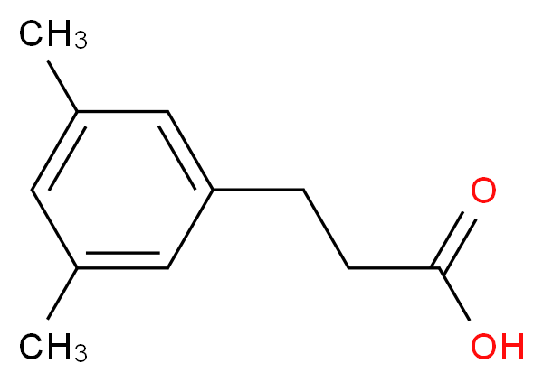 3-(3,5-dimethylphenyl)propanoic acid_分子结构_CAS_42287-87-6)