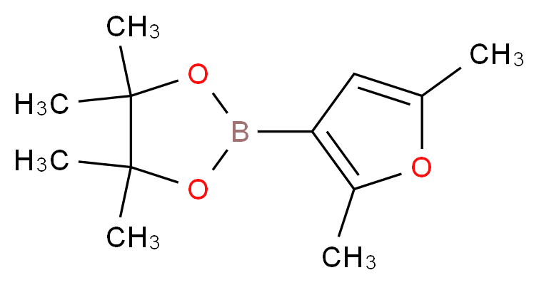 2-(2,5-Dimethylfuran-3-yl)-4,4,5,5-tetramethyl-1,3,2-dioxaborolane_分子结构_CAS_1025718-96-0)