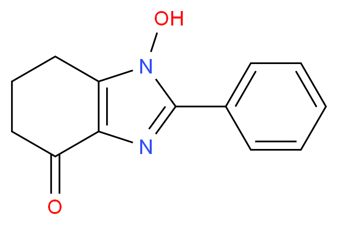 1-Hydroxy-2-phenyl-4,5,6,7-tetrahydrobenzimidazol-4-one_分子结构_CAS_)