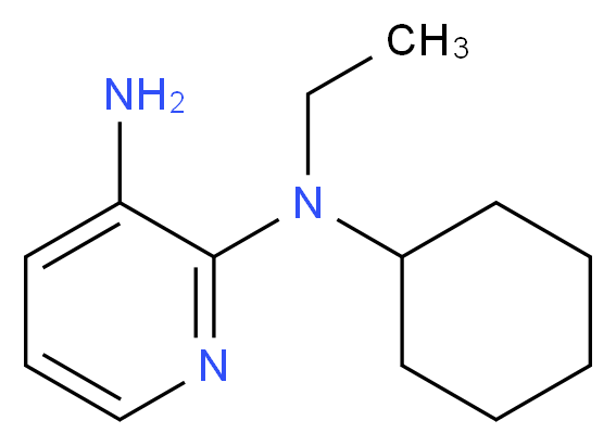 N2-Cyclohexyl-N2-ethyl-2,3-pyridinediamine_分子结构_CAS_)