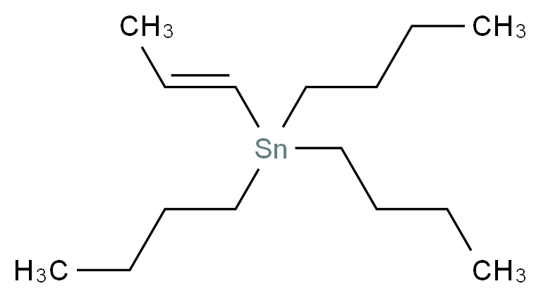 Tri-n-butyl(1-propenyl)tin E and Z_分子结构_CAS_105494-65-3)