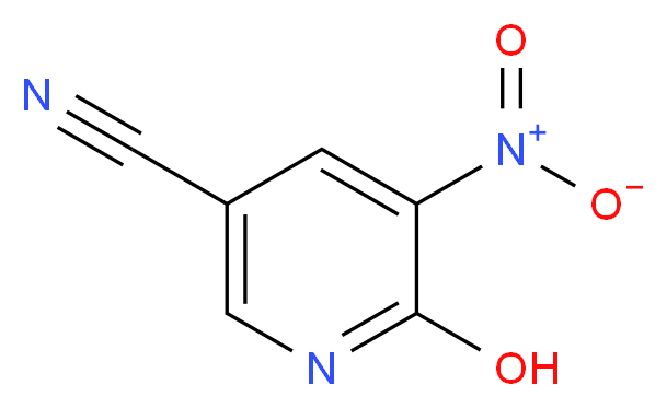 6-hydroxy-5-nitropyridine-3-carbonitrile_分子结构_CAS_320405-84-3