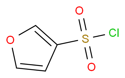 furan-3-sulfonyl chloride_分子结构_CAS_52665-49-3