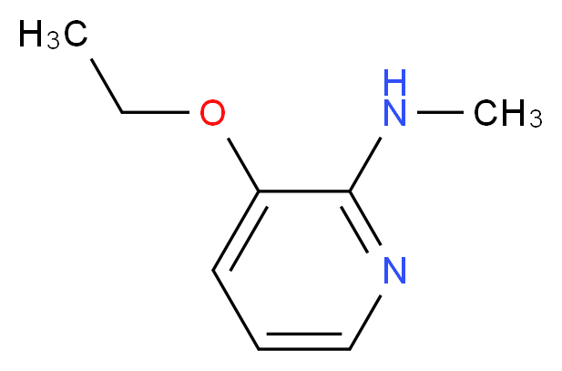 3-乙氧基-2-甲胺基 吡啶_分子结构_CAS_912761-74-1)