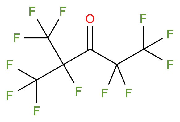 Perfluoro(2-methyl-3-pentanone)_分子结构_CAS_756-13-8)