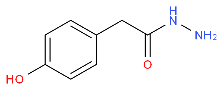 2-(4-Hydroxyphenyl)acetohydrazide_分子结构_CAS_)