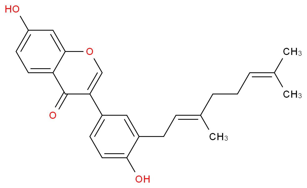 Corylifol A_分子结构_CAS_775351-88-7)
