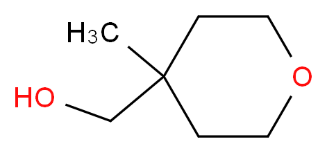 (4-Methyl-tetrahydro-pyran-4-yl)-methanol_分子结构_CAS_502609-47-4)