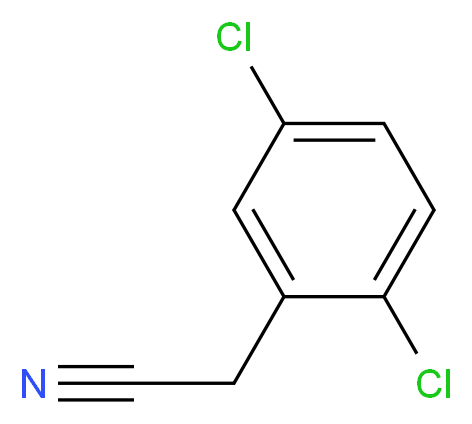 2,5-Dichlorobenzyl cyanide_分子结构_CAS_3218-50-6)