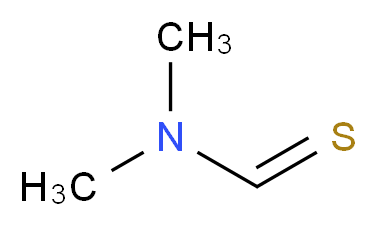 N,N-dimethylmethanethioamide_分子结构_CAS_758-16-7