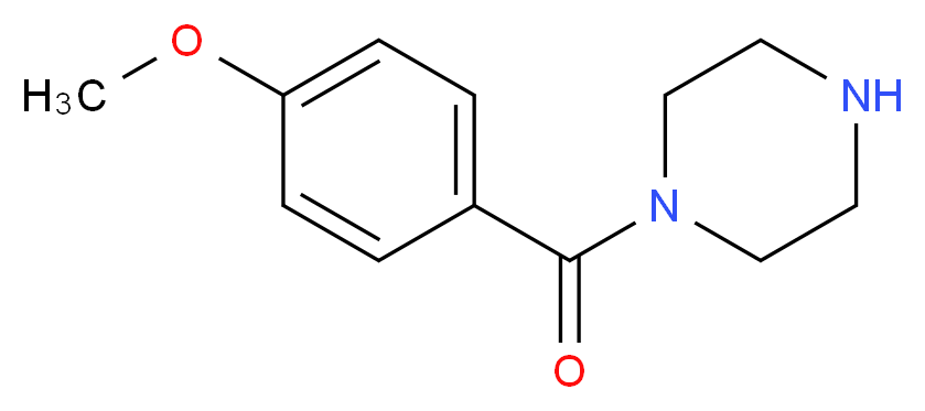 1-(4-methoxybenzoyl)piperazine_分子结构_CAS_94747-49-6