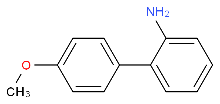 2-(4-methoxyphenyl)aniline_分子结构_CAS_38089-03-1