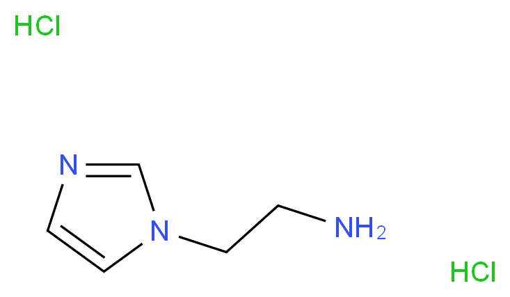 2-(1H-imidazol-1-yl)ethan-1-amine dihydrochloride_分子结构_CAS_93668-43-0