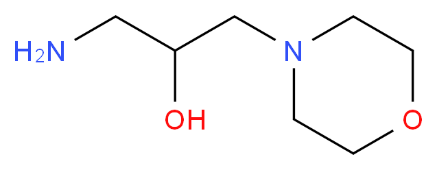 1-amino-3-morpholinopropan-2-ol_分子结构_CAS_39849-45-1)