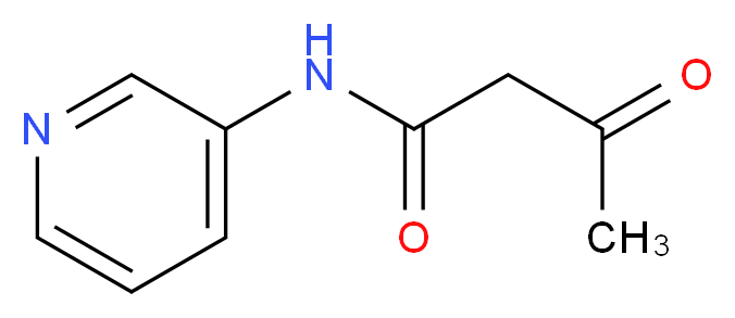 3-oxo-N-3-pyridinylbutanamide_分子结构_CAS_1657-34-7)