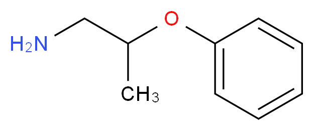 2-苯氧基丙基胺_分子结构_CAS_6437-49-6)