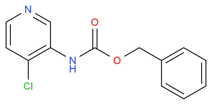 Benzyl (4-chloropyridin-3-yl)carbaMate_分子结构_CAS_1033418-69-7)