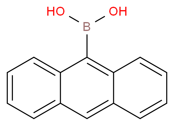 9-蒽烯硼酸_分子结构_CAS_100622-34-2)