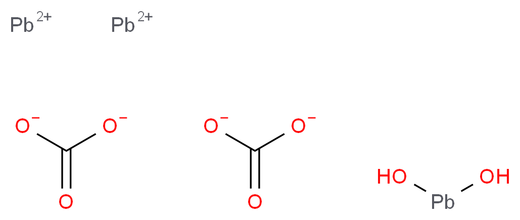 碱式碳酸铅(II)_分子结构_CAS_1319-46-6)