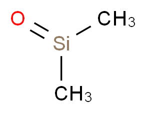 dimethylsilanone_分子结构_CAS_9016-00-6