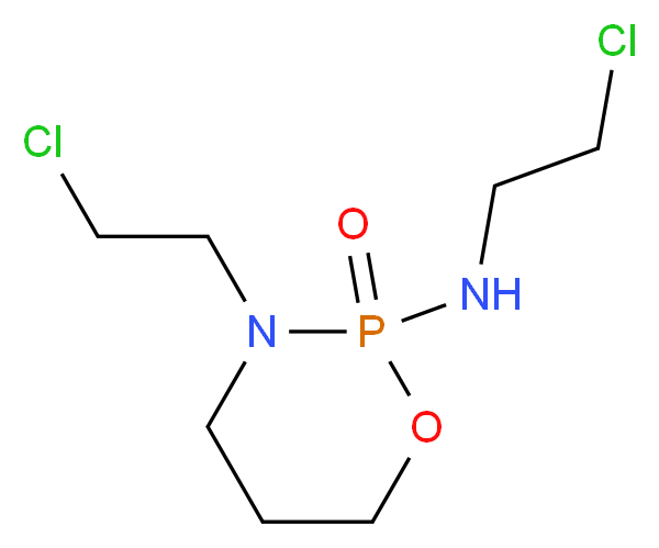 (S)-3-(2-chloroethyl)-2-((2-chloroethyl)amino)-1,3,2-oxazaphosphinane 2-oxide_分子结构_CAS_)