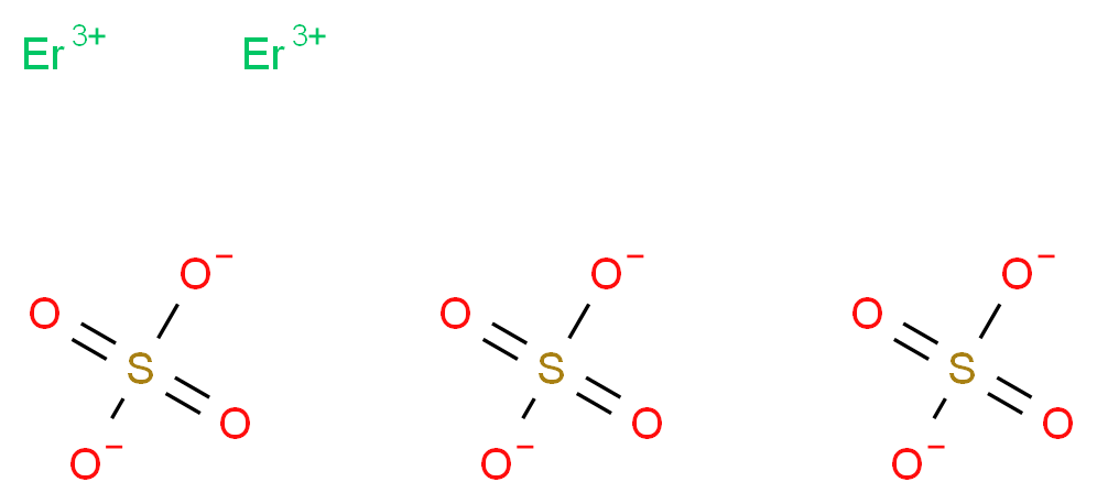 硫酸铒(III)_分子结构_CAS_13478-49-4)