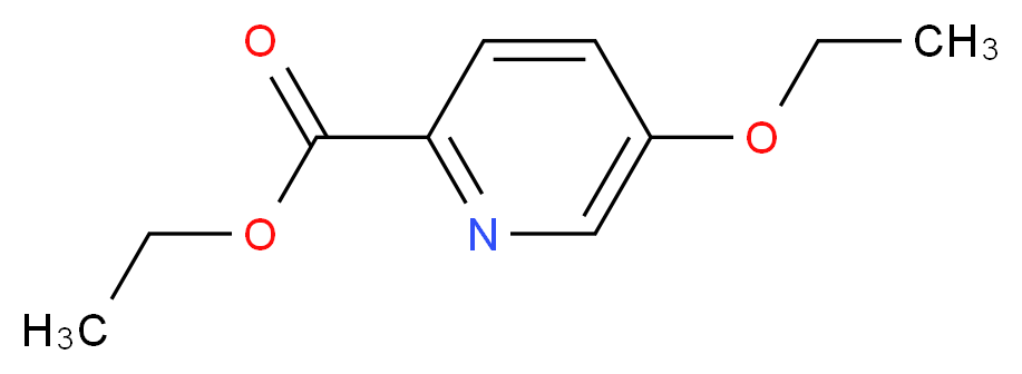 Ethyl 5-ethoxypicolinate_分子结构_CAS_1312903-94-8)