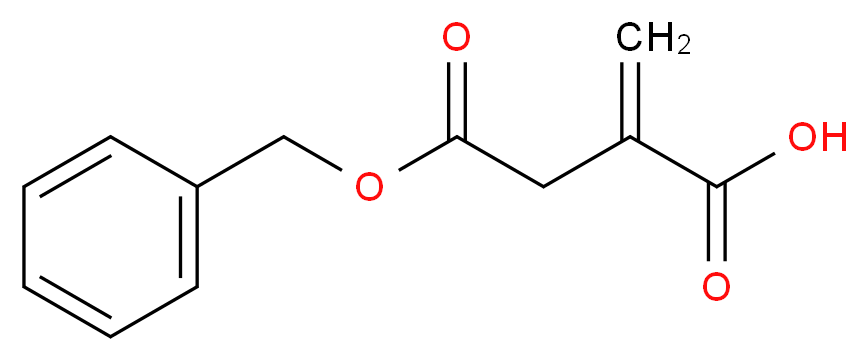 4-(benzyloxy)-2-methylidene-4-oxobutanoic acid_分子结构_CAS_48162-88-5