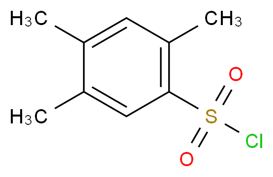 2,4,5-Trimethylbenzenesulfonyl chloride_分子结构_CAS_)