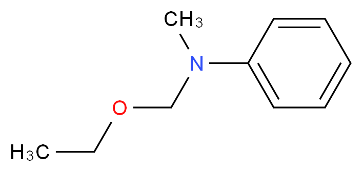 N-(乙氧基甲基)-N-甲基苯胺_分子结构_CAS_207291-40-5)