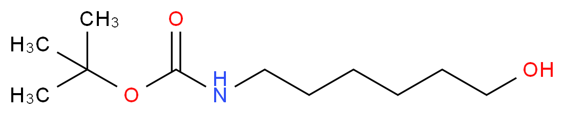tert-butyl N-(6-hydroxyhexyl)carbamate_分子结构_CAS_75937-12-1