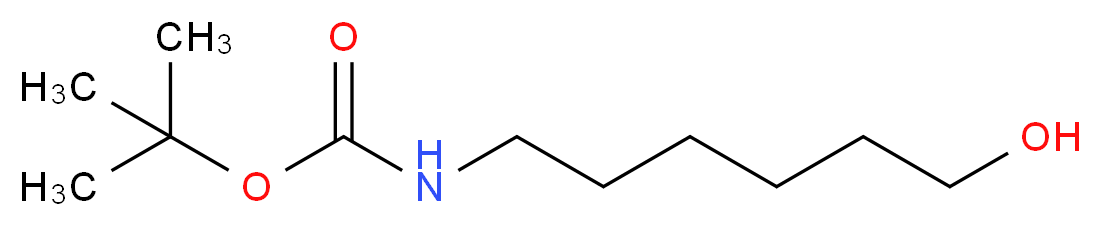 N-Boc-6-hydroxyhexylamine_分子结构_CAS_75937-12-1)