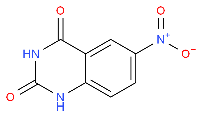 6-nitro-1,2,3,4-tetrahydroquinazoline-2,4-dione_分子结构_CAS_32618-85-2