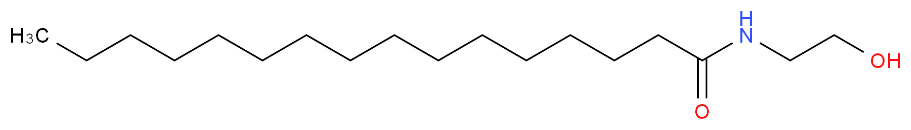 十六酰胺乙醇_分子结构_CAS_544-31-0)