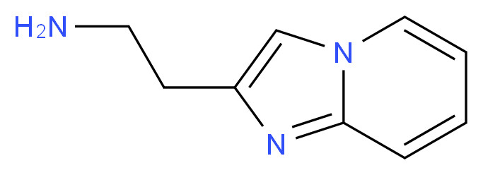 (2-imidazo[1,2-a]pyridin-2-ylethyl)amine_分子结构_CAS_43170-96-3)