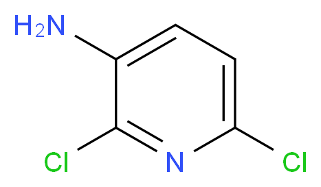 3-Amino-2,6-dichloropyridine_分子结构_CAS_62476-56-6)