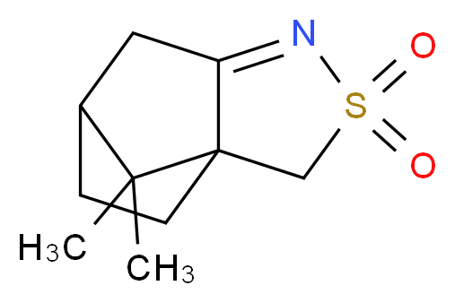 10,10-dimethyl-3λ<sup>6</sup>-thia-4-azatricyclo[5.2.1.0<sup>1</sup>,<sup>5</sup>]dec-4-ene-3,3-dione_分子结构_CAS_107869-45-4