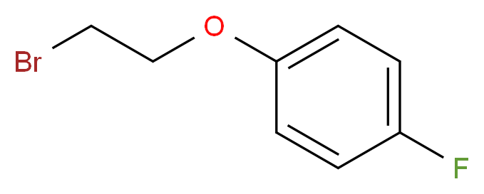 1-(2-bromoethoxy)-4-fluorobenzene_分子结构_CAS_332-48-9