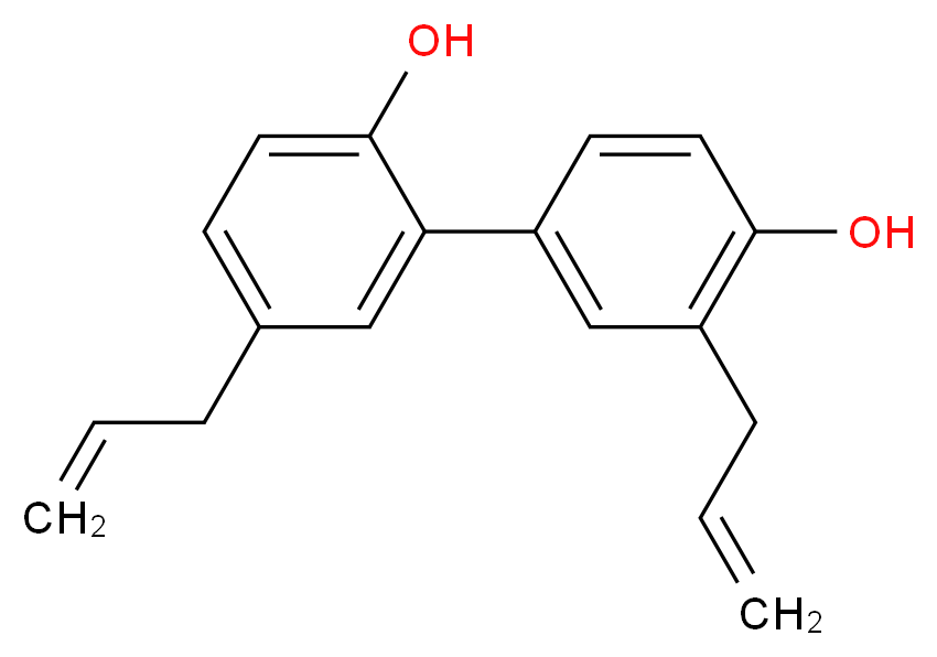 2-[4-hydroxy-3-(prop-2-en-1-yl)phenyl]-4-(prop-2-en-1-yl)phenol_分子结构_CAS_35354-74-6