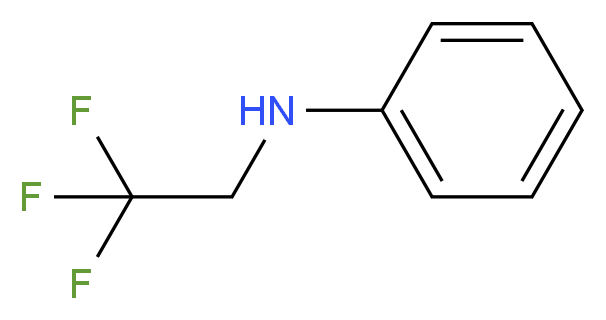 N-(2,2,2-trifluoroethyl)aniline hydrochloride_分子结构_CAS_)