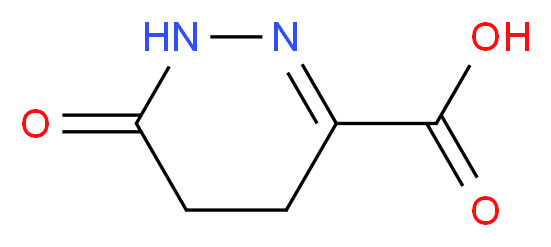 6-Oxo-1,4,5,6-tetrahydropyridazine-3-carboxylic acid_分子结构_CAS_)